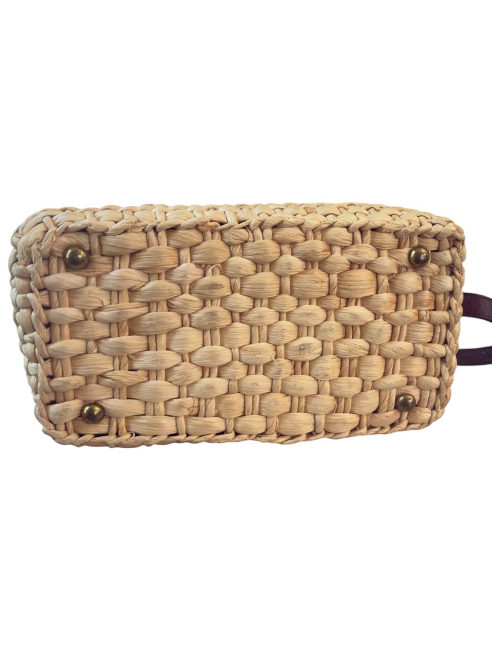 Etienne Aigner Vintage Woven Straw Crossbody Flap Bag Purse Oxblood Burgundy. - Picture 13 of 16